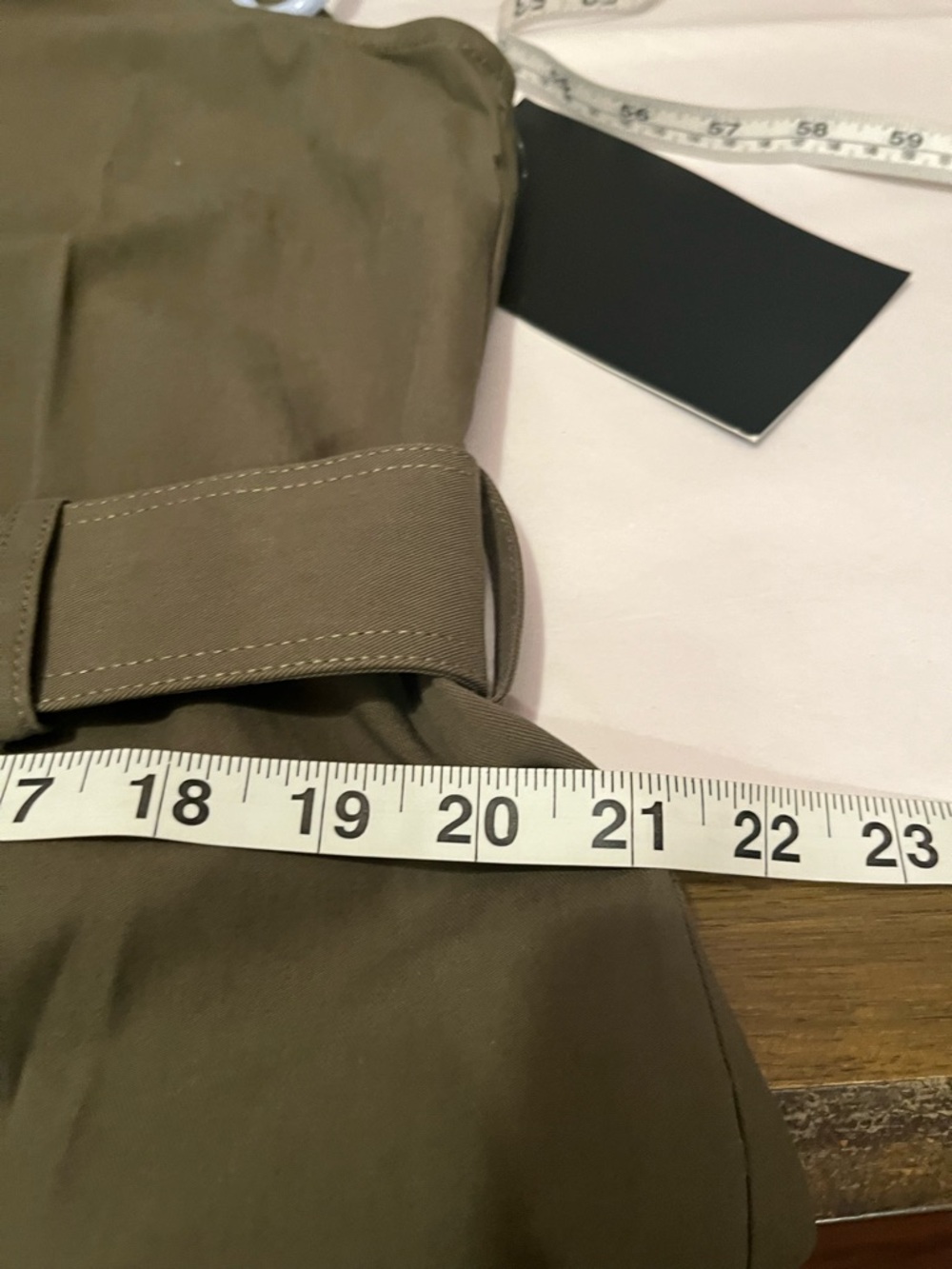 Tuckernuck Olive Green Sleeveless Button Midi Dress with Belt - Picture 10 of 12
